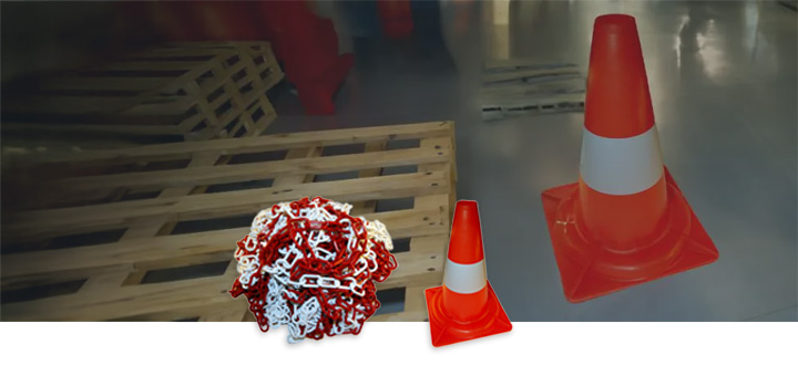 Stolper, kjegler og kjettinger